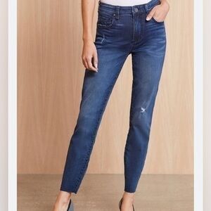 Kut From the Kloth Medium Wash Slightly Distressd Skinny Jeans 6 / 28W 30L